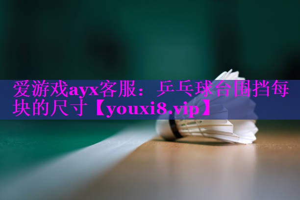 爱游戏ayx客服：乒乓球台围挡每块的尺寸